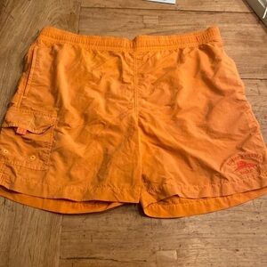 Tommy Bahama Relax Swim Trunks Mens Size M orange color
